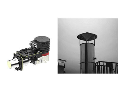 Modul Kamera MWIR Pencitraan Gas Optik 10mK NETD Untuk Memvisualisasikan Kebocoran Gas