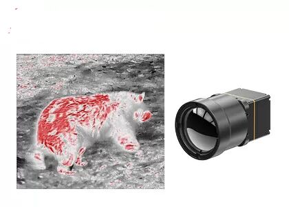 Long Wave Thermal Imaging Module Dengan 640x512 12μm Infrared Detector