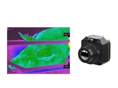 Modul Kamera Termal Sensitivitas Tinggi VOx LWIR Tidak Dingin 1280x1024/12μm