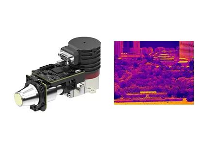 Modul Termal Berpendingin 15μM 640x512 MCT MWIR Dengan Rakitan Pendingin Dewar Terintegrasi
