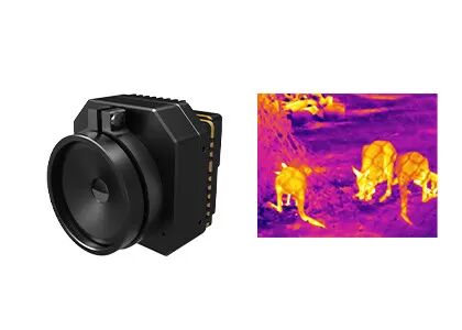 PLUG612 Uncooled LWIR Camera Core 640x512 12μm dengan Clear Thermal Imaging