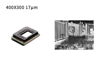 Detektor Inframerah Tanpa Pendingin FPA 400x300 Mikrobolometer Vox Tanpa Pendingin