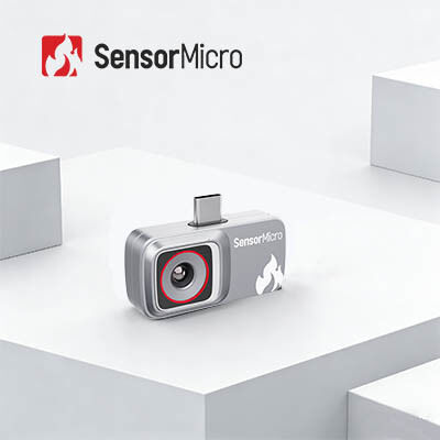 Kamera termal 256×192/12μm yang tidak didinginkan yang terhubung ke smartphone untuk hotspot listrik dan aplikasi seluler