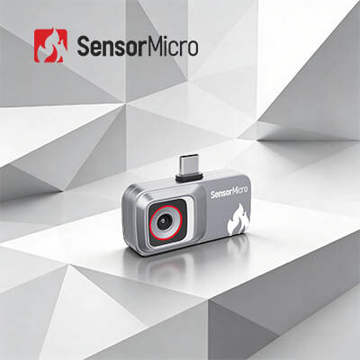 Uncooled LWIR Plug-in Thermal Camera with 120×90/12μm Resolution USB2.0 Interface and 3.3V Operating Voltage